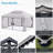 Outsunny 10' X 13' Patio Gazebo, Outdoor Gazebo Canopy Shelter With Netting And Curtains, Aluminum Frame For Garden, Lawn, Backyard And Deck