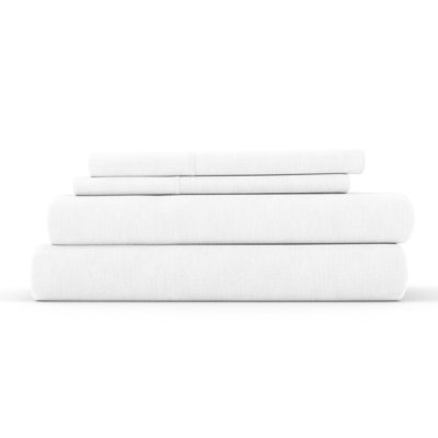 Linen Bamboo-Blend Breathable Luxury Bed Sheet Set