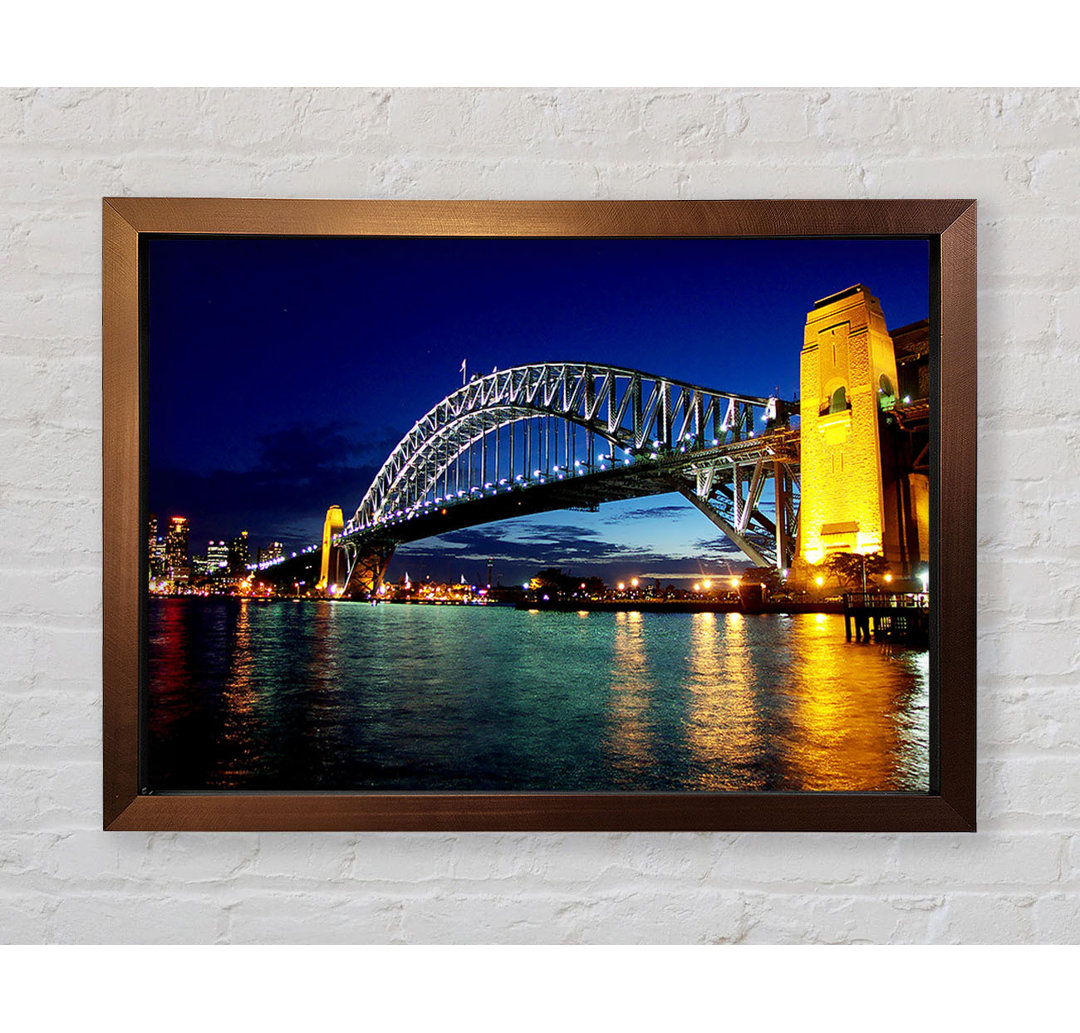 Sydney Harbour Bridge Reflections - Einzelner Bilderrahmen Kunstdrucke