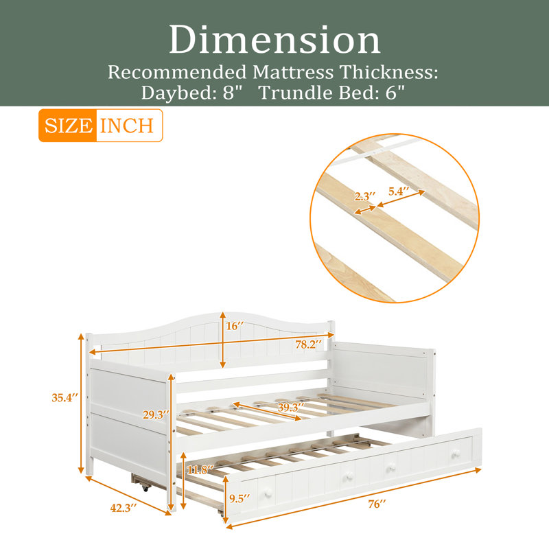 Aquill Daybed, White