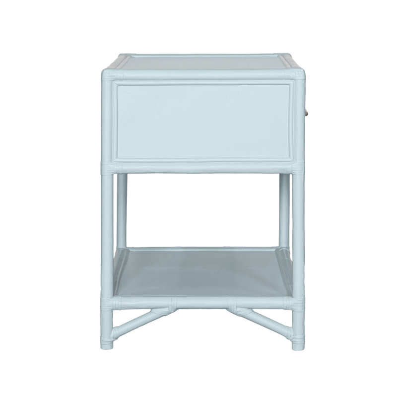Olivia Collection 1 - Drawer Nightstand, Light Blue