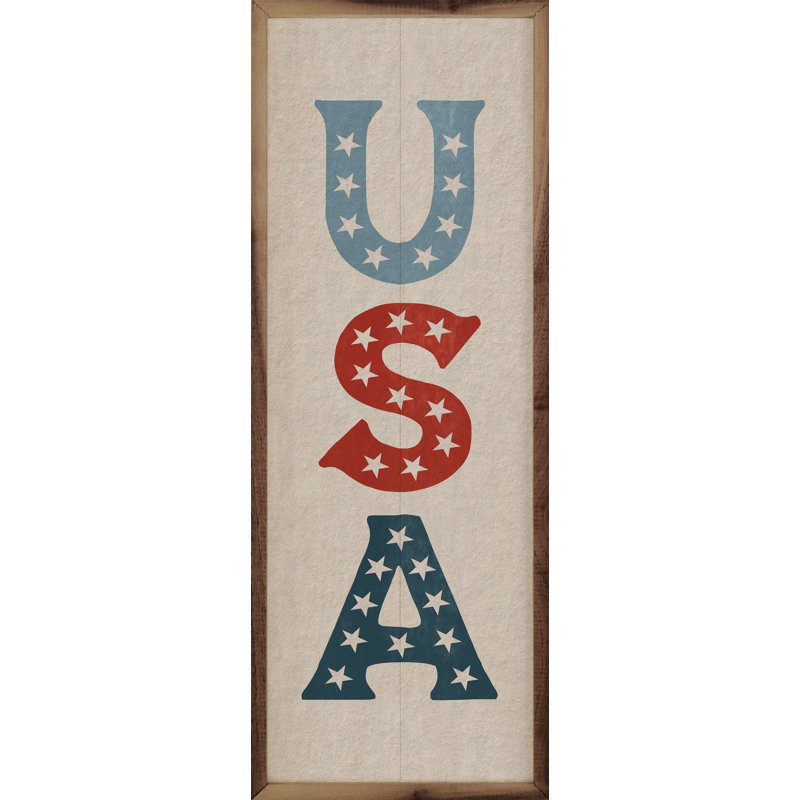 Vintage USA Stars, H 48 po x l 16 po