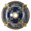 Médaillon de plafond rond à motif de fleurs bleu marine 30 po Artistry Lighting (ARP26-FA)