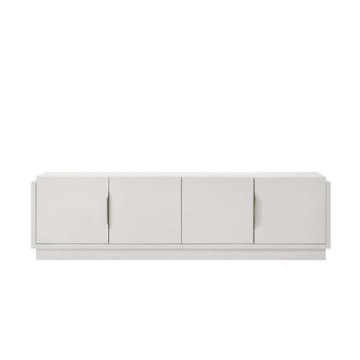 Palmer 70"W White 4-Door TV Stand