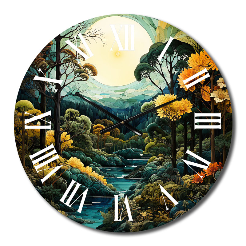 Horloge murale en métal Beena, Moyenne