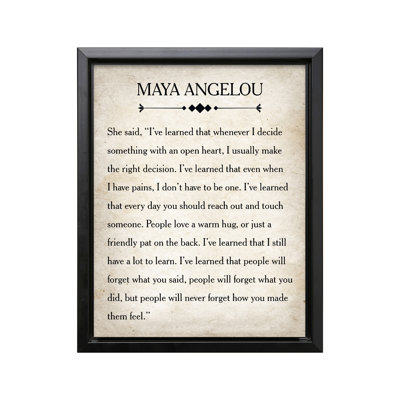 Maya Angelou