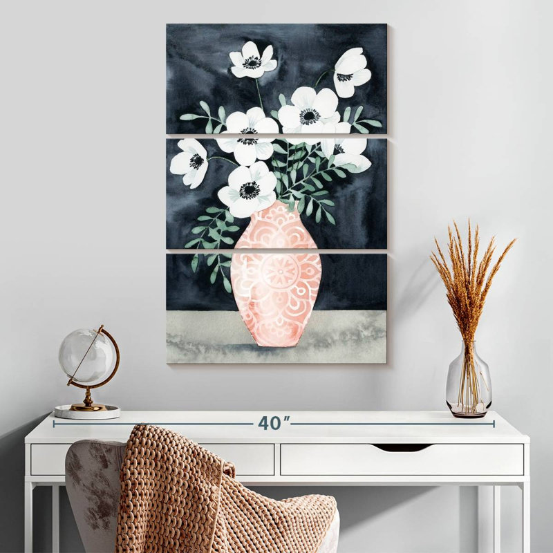Harnek Nighttime Anemones I, H 32 po x l 20 po