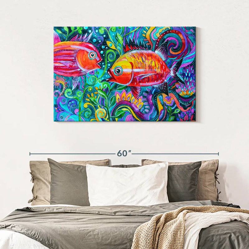 Brampt Underwater Fish, 30" H x 45" W