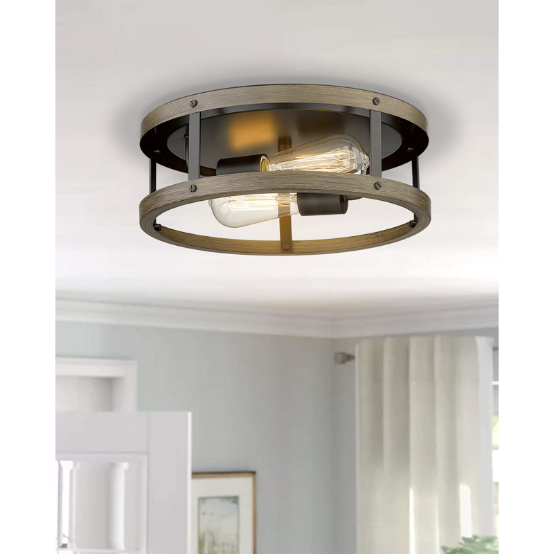 Plafonnier encastré 12,9 po 2 lumières Estera