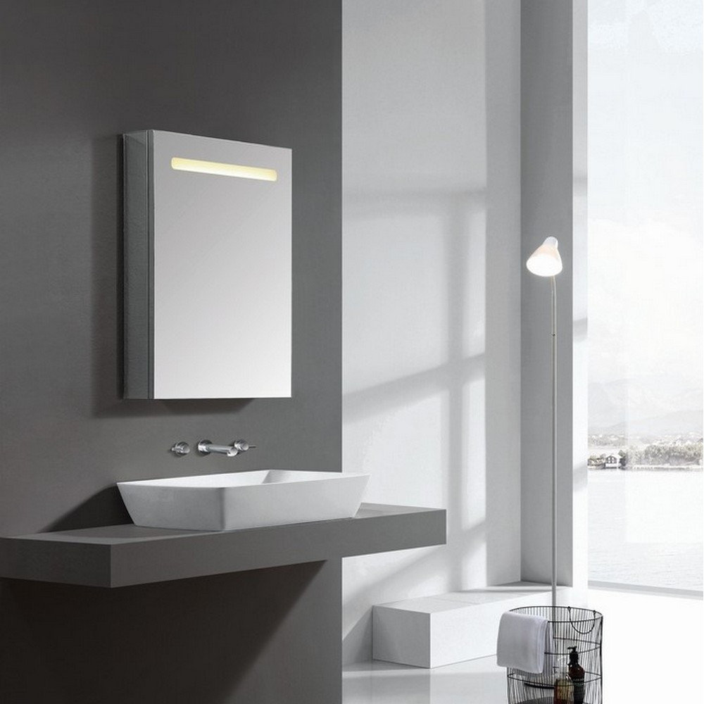 Antionette 70cm x 50cm Surface Mount Mirror Cabinet