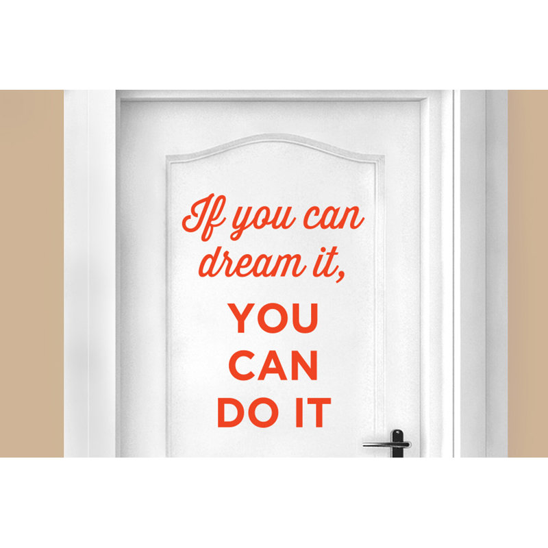 Wall Decal, Orange