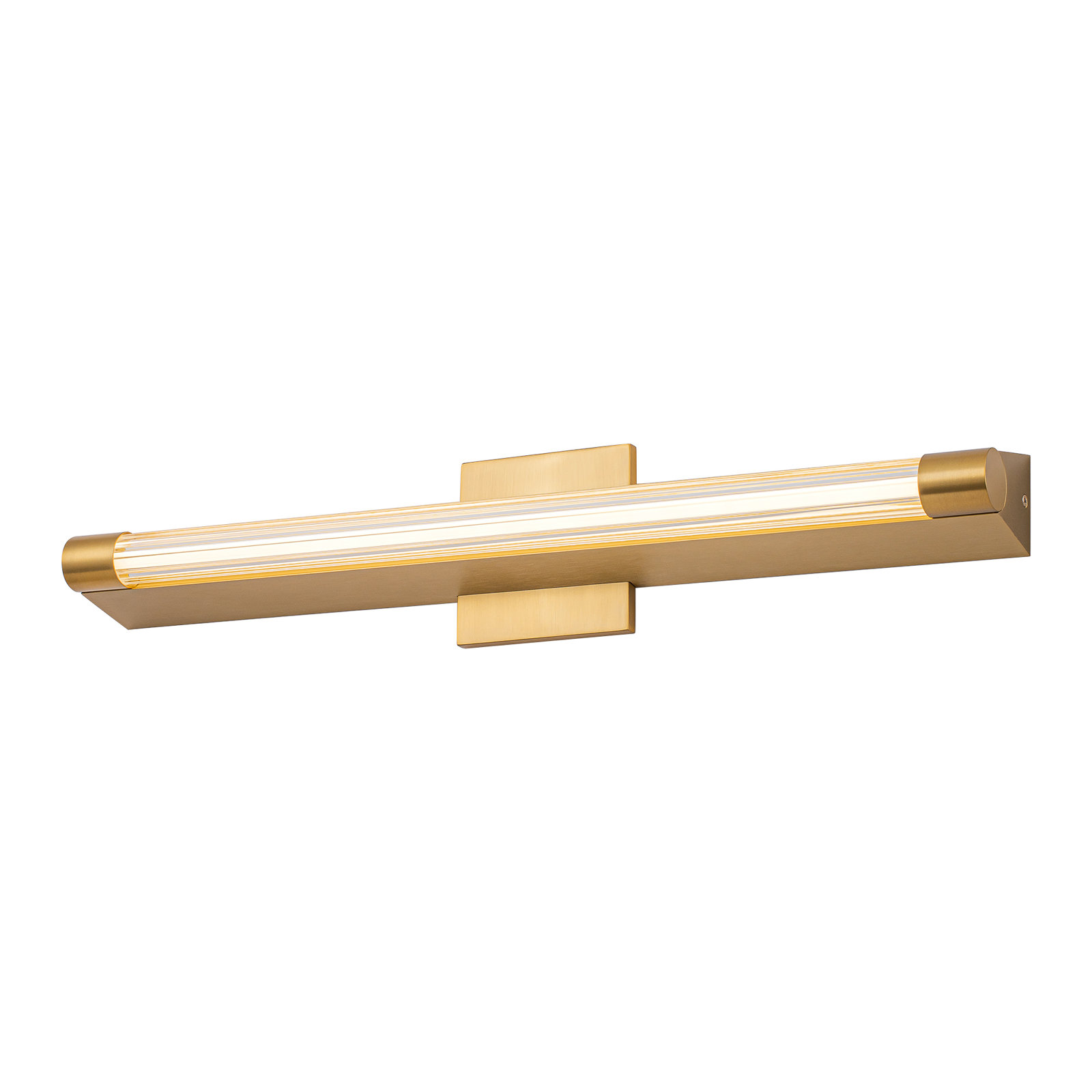 Maxe Dimmable LED Vanity Light, 24-in, Gold
