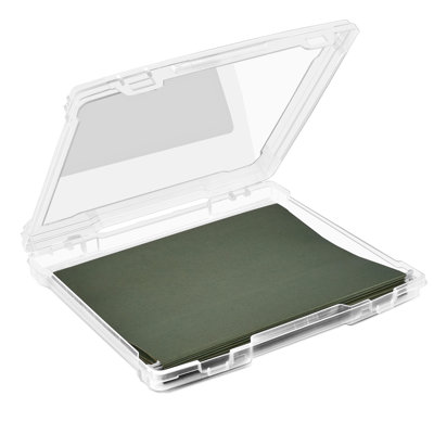 Bac de rangement suspendu en plastique transparent Sorbus