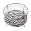 Table basse ronde en verre pour salon