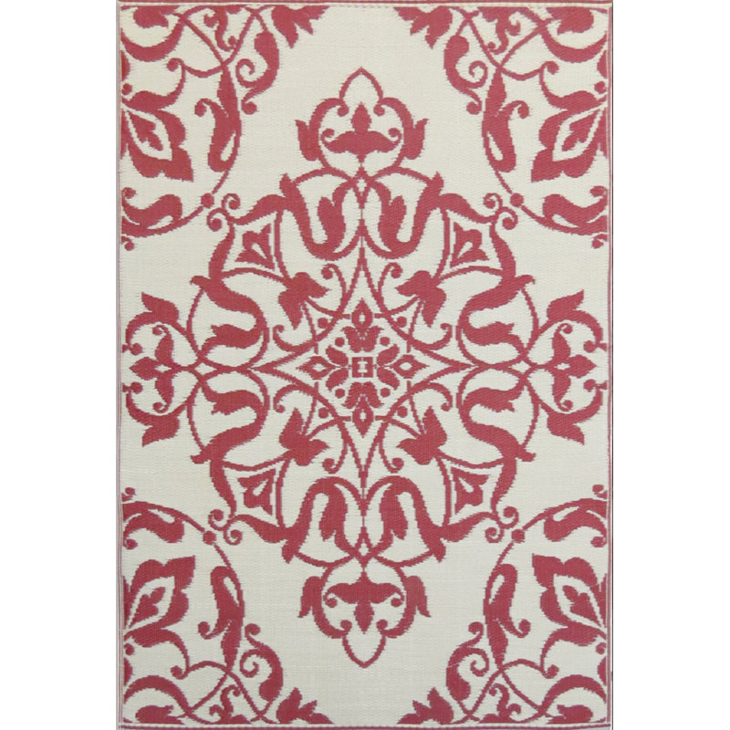 Oriental Indoor / Outdoor Rug, Rectangle 5' x 8'