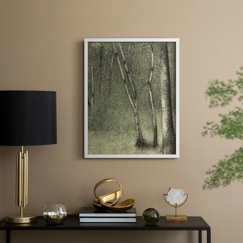 Reproduction encadrée vintage en bois massif CLxxviii, H 11 po x l 9 po, Blanc