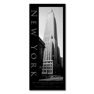 « new york » par preston, impression encadrée sur toile tendue