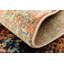 Tapis rouge brique à motif abstrait Elleker-23394039