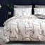 Premium Reversible Duvet Cover Set with Zipper Closure and Corner Ties-122252010