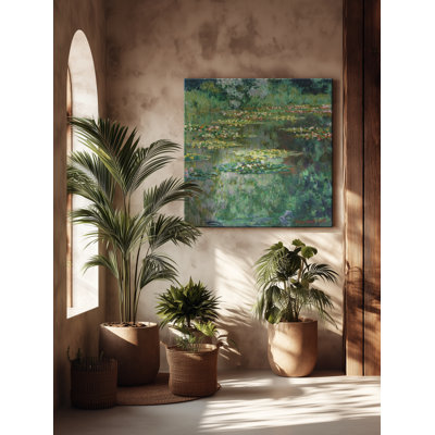 «The Water Lily Pond», reproduction sur toile tendue