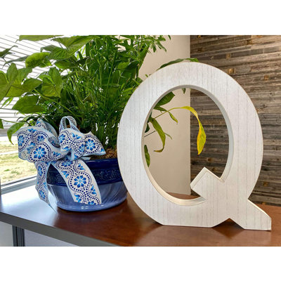 Text & Numbers Letter Block