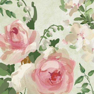 Impressionist Garden V par - impression sur toile tendue