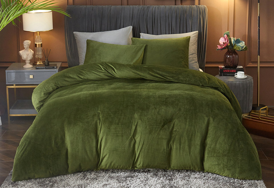 Velvet Duvet Cover Set