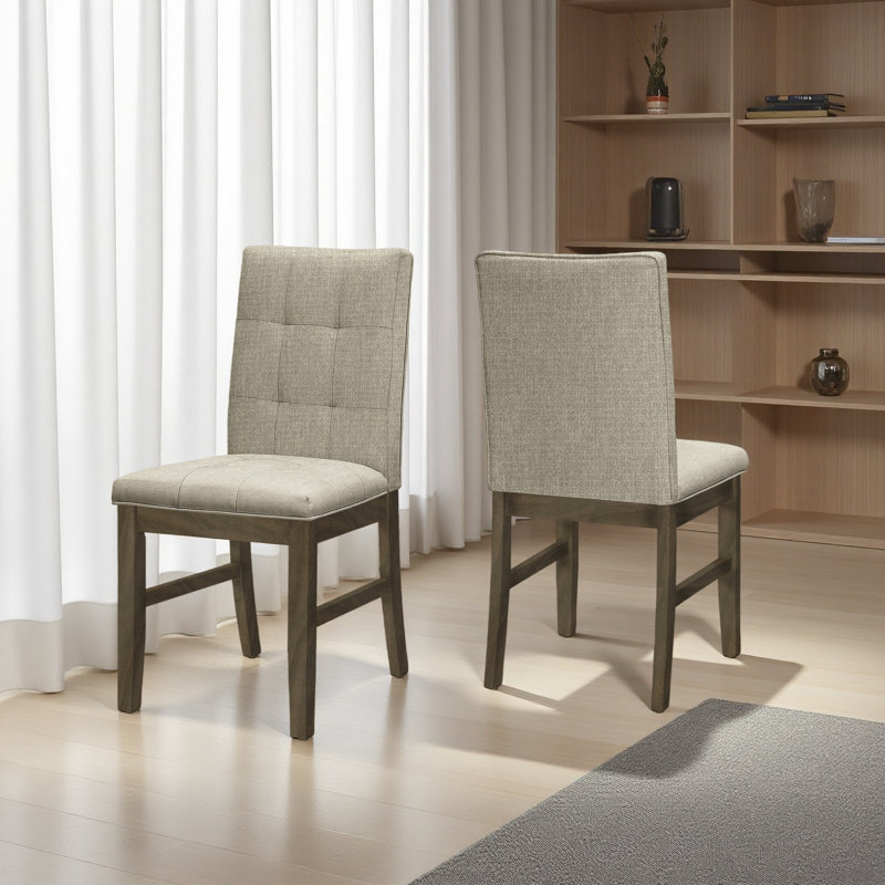 Chaise de salle à manger, hauteur 37 po, ensemble de 2, rembourrée, salle à manger, cuisine