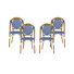 Chaises d'appoint pour l'extérieur (ensemble de 4)