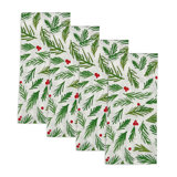 Lenox Bayberry Merry & Bright Napkin 4 Pack Set