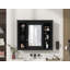 Armoire de rangement murale pour salle de bain 35 po x 28 po, armoire à pharmacie, armoire murale moderne avec miroir, armoire à miroir avec 6 tablettes ouvertes, meuble-lavabo non inclus