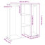 Wardrobe With Wheels 102X38x110 Cm Engineered Wood-1600386777