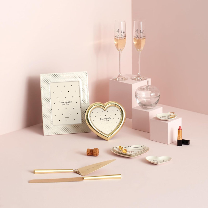 Cadre de table Kate Spade New York 894020 Charmed Life, doré