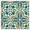 Habanero Jardin 8" x 8" Patterned Cement Wall & Floor Tile