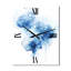 Horloge murale éthéré bleu aquarelle Bliss III-99637137