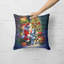 Coussin Alaskan Malamute and Santa Claus-101410196