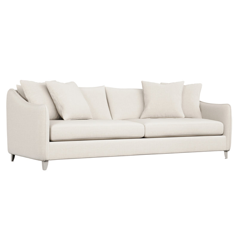 Joli Loveseat, Cream Linen 1429-002, Brown