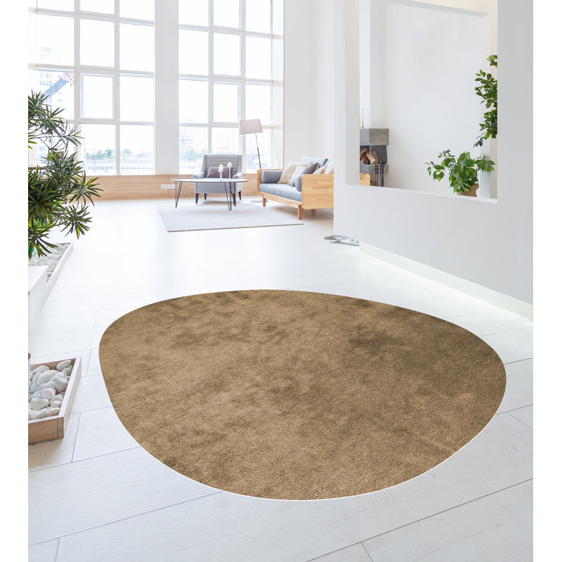 Bobetta Vinyl Machine Printed 139cm X 148cm Area Rug