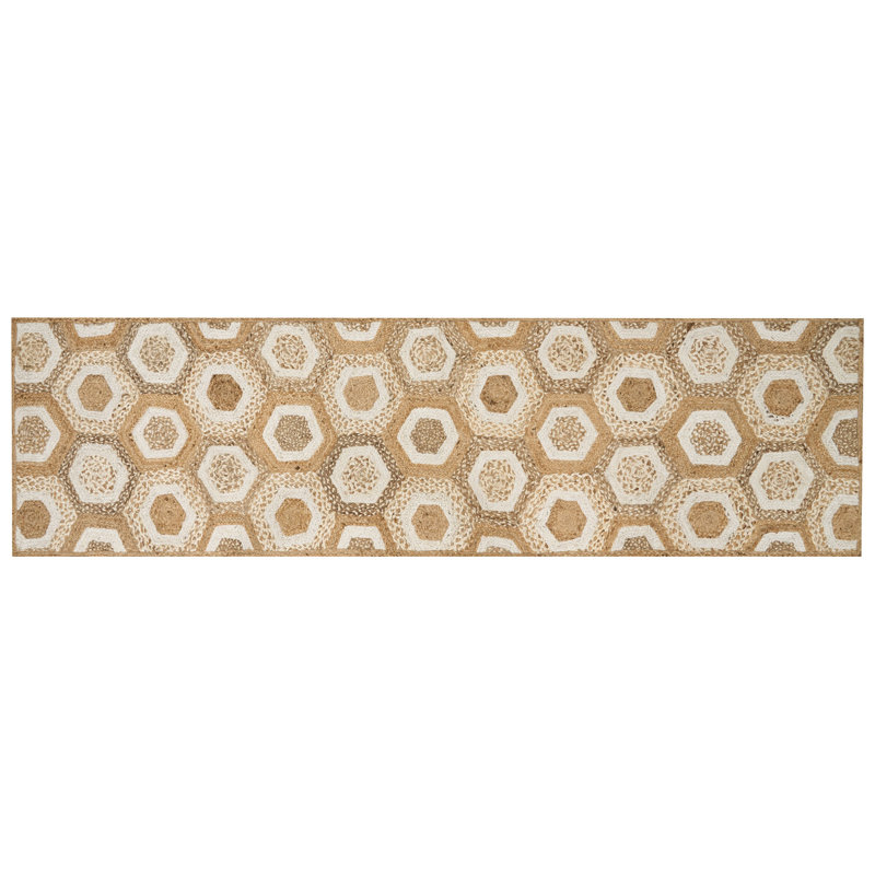 Loughlam Geometric Hand Woven Area Rug, Runner 80 x 300cm