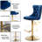 Daijiah Swivel Upholstered Adjustable Height Counter Stool-789313964-789313953