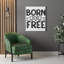 Born To Be Free - Wrapped Canvas Print