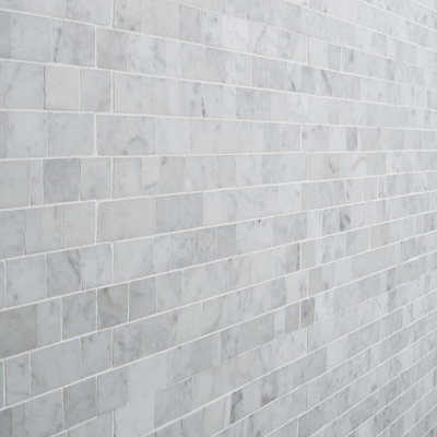 Ornate 12 In. X 12 In. Hand Clipped Joint Honed Marble Mosaic Floor And Wall Tile (5 Sq. Ft. / Sheet)