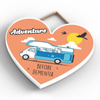 Caravan Dementia Blue - Novelty Print on MDF