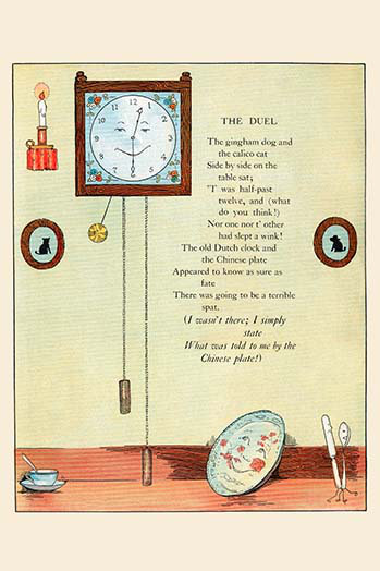 « the deux » par eugene field, impression, H 30 po x l 20 po