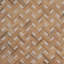 Eternal 10x13 Basketweave Herringbone Matte Wood Look Porcelain Mosaic Tile