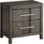 Table de chevet pour chambre à coucher, table de chevet transitionnelle pour la maison