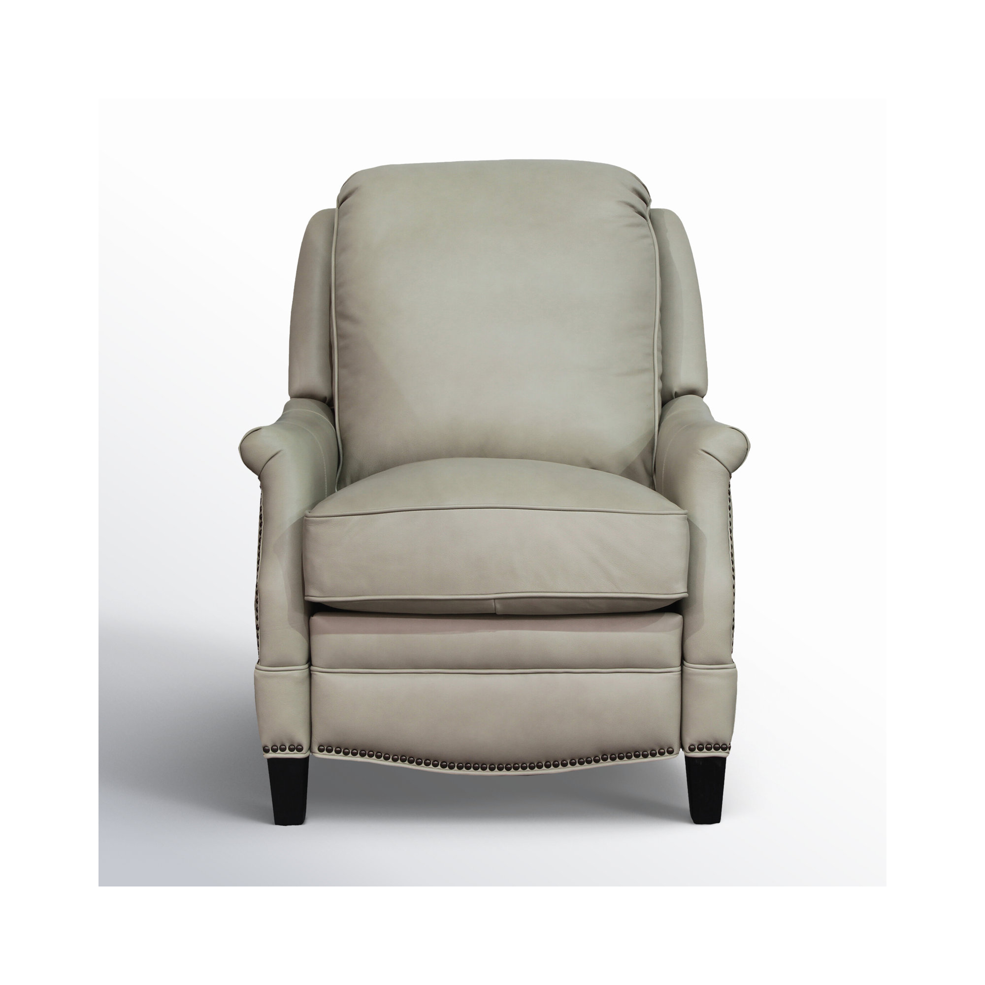 Dunlevy Recliner, Shoreham Cream Top Grain Leather