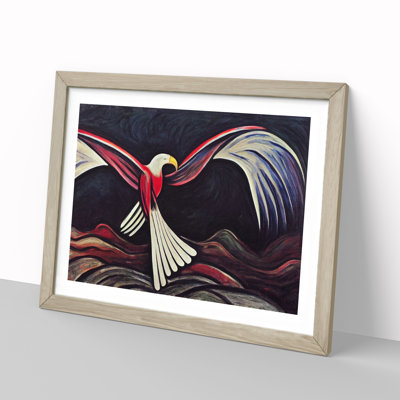 Enticing Eagle Bird Abstract - Single Picture Frame Print