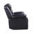 Black Synthetic Leather Power Motion Recliner Chair