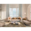 Velvet -effect curtain, opaque, plain, XXL long